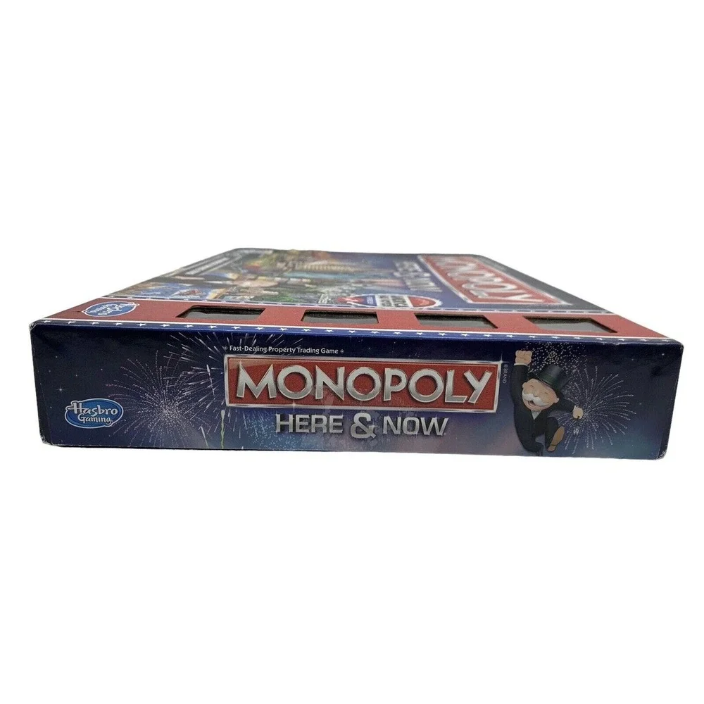 MONOPOLY Here and Now Limited Edition Board Game Hasbro Gaming 2015 Complete GUC